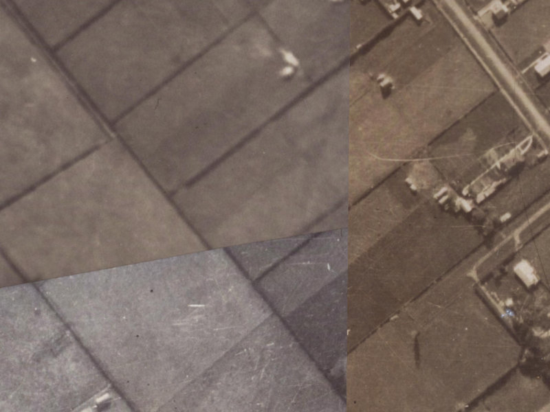 2 Martell Place from the air, 1925-1929