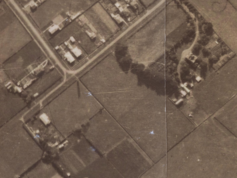 Waters Street from the air, 1925-1929