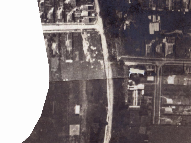 217 Eastern Terrace from the air, 1925-1929