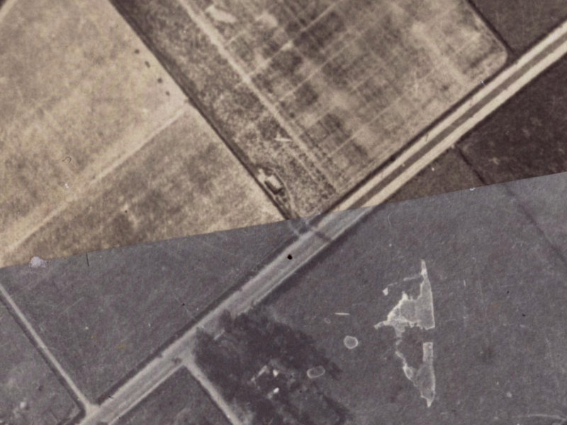 34 Cardinal Drive from the air, 1925-1929