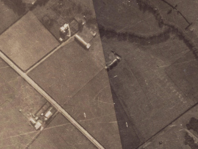 49 McBeath Avenue from the air, 1925-1929