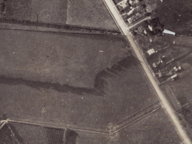 Prisk Place from the air, 1925-1929