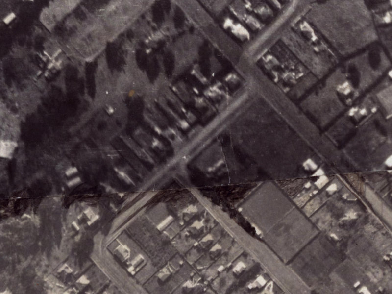 9 Taupata Street from the air, 1925-1929