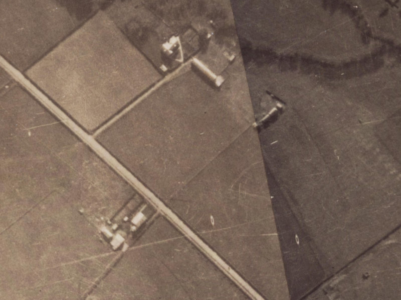 51 McBeath Avenue from the air, 1925-1929