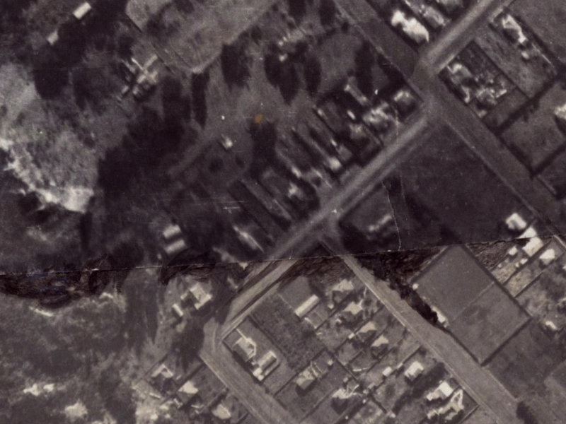 14 Taupata Street from the air, 1925-1929