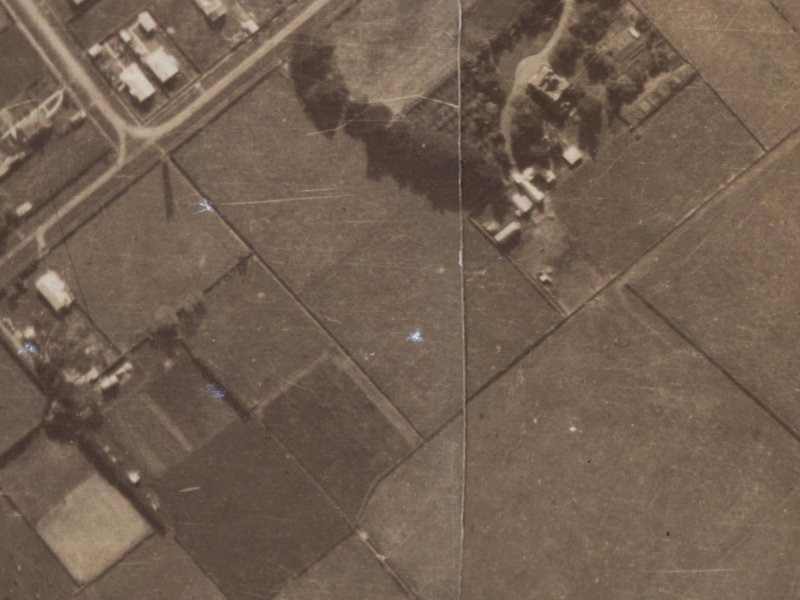 55–57 Cedars Street from the air, 1925-1929