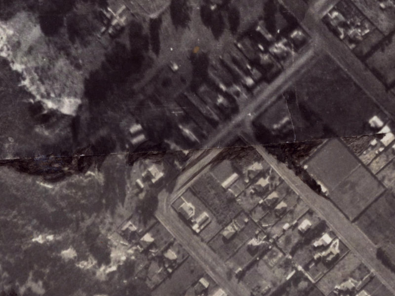 18 Taupata Street from the air, 1925-1929