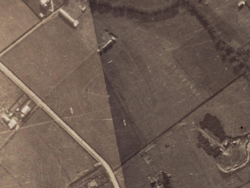 39 McBeath Avenue from the air, 1925-1929