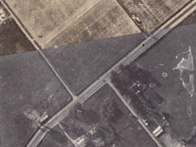 196 Halswell Road from the air, 1925-1929