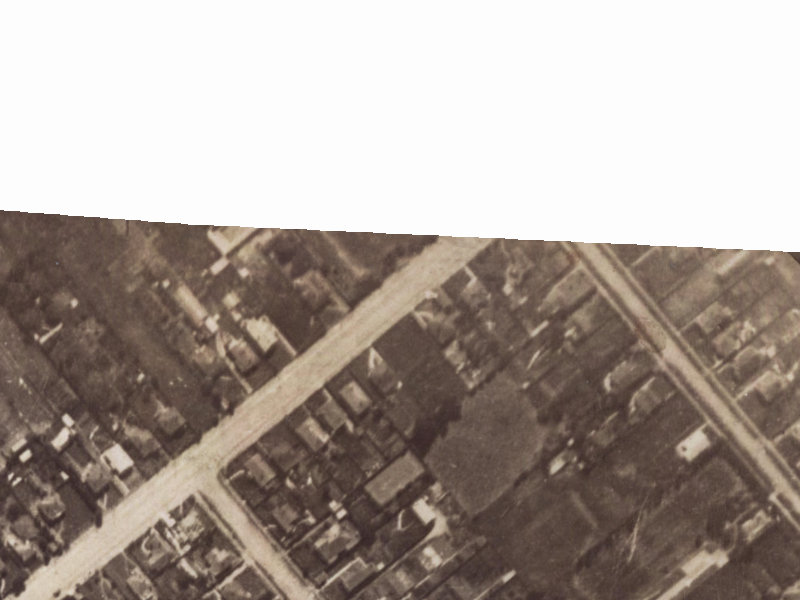 49 Somerfield Street from the air, 1925-1929