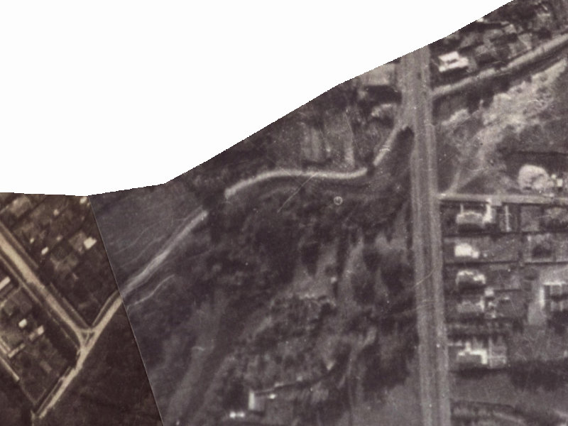 305–341 Ashgrove Terrace from the air, 1925-1929