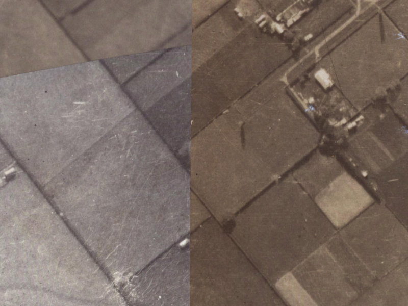 63-69 Mathers Road from the air, 1925-1929