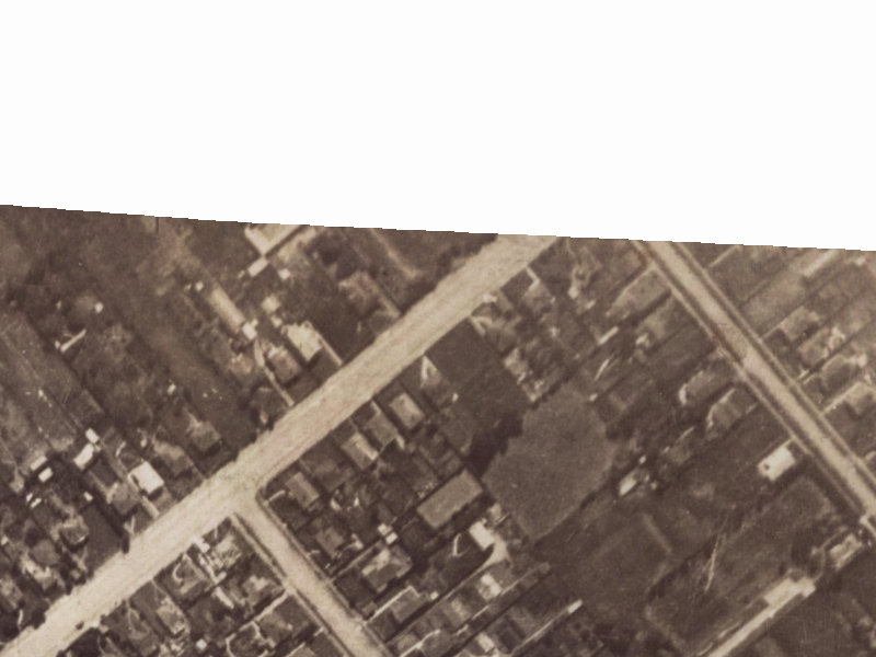 40 Somerfield Street from the air, 1925-1929