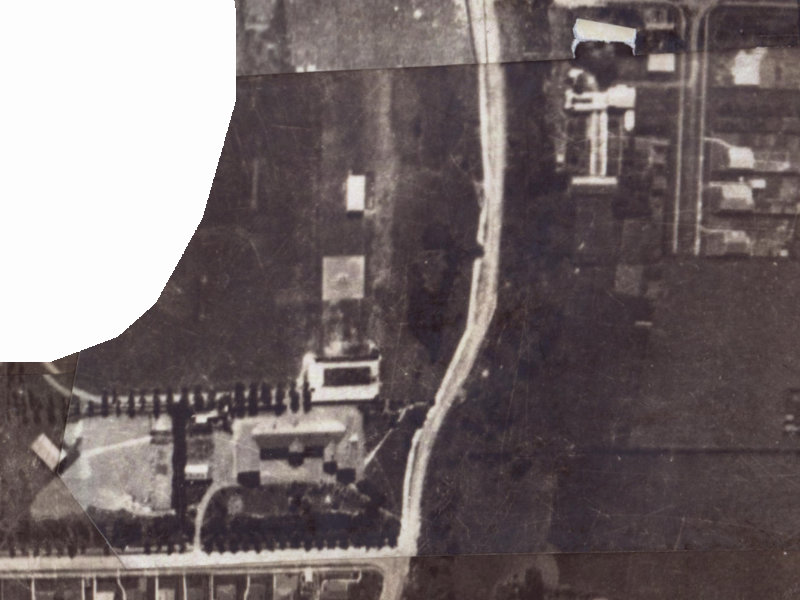 173–205 Eastern Terrace from the air, 1925-1929
