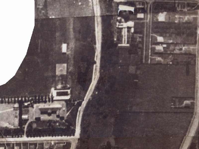 62 Palatine Terrace from the air, 1925-1929