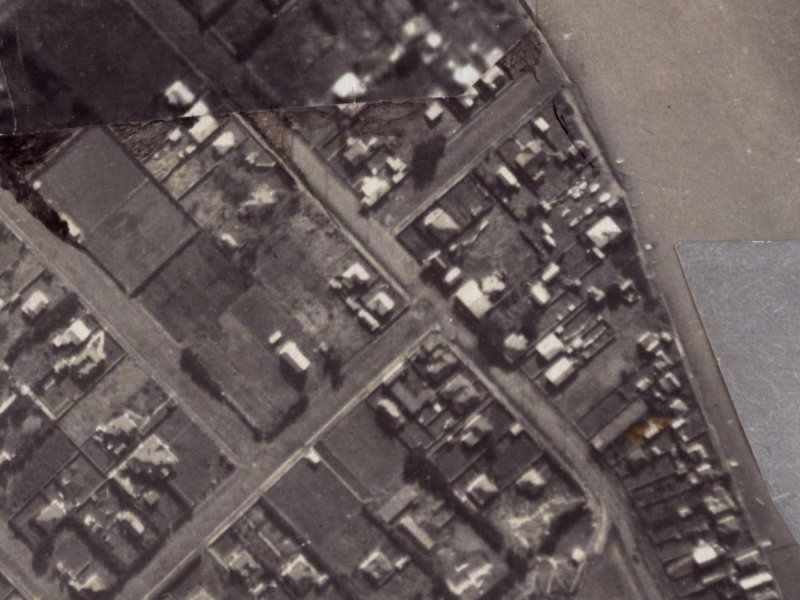 87-91 Main Road from the air, 1925-1929