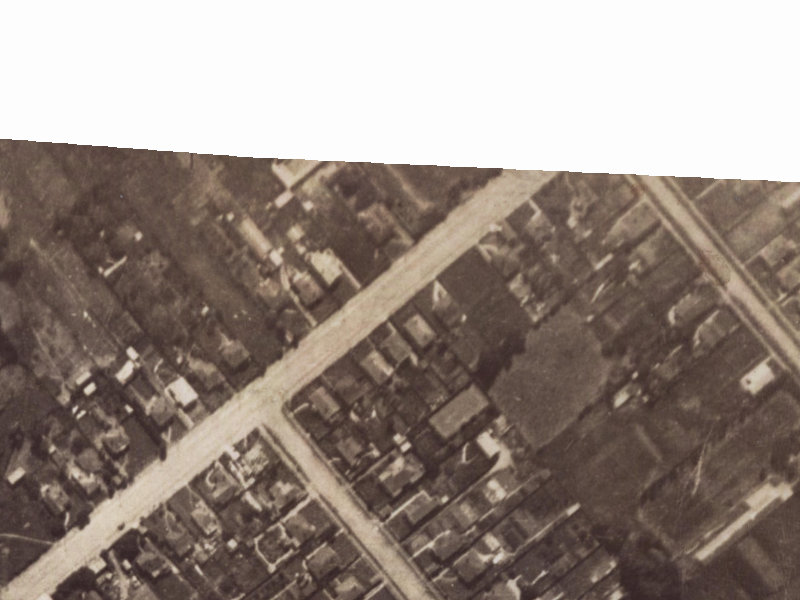 36 Somerfield Street from the air, 1925-1929
