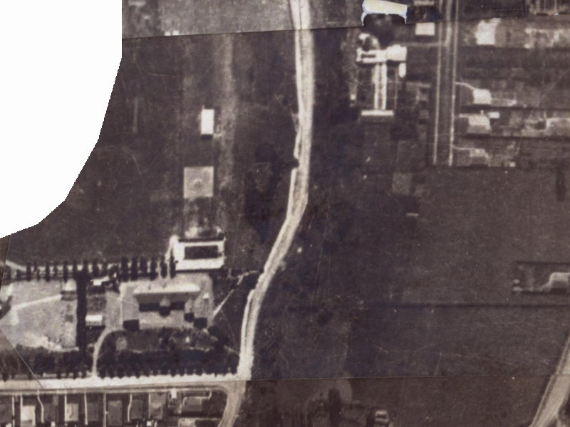 58 Palatine Terrace from the air, 1925-1929