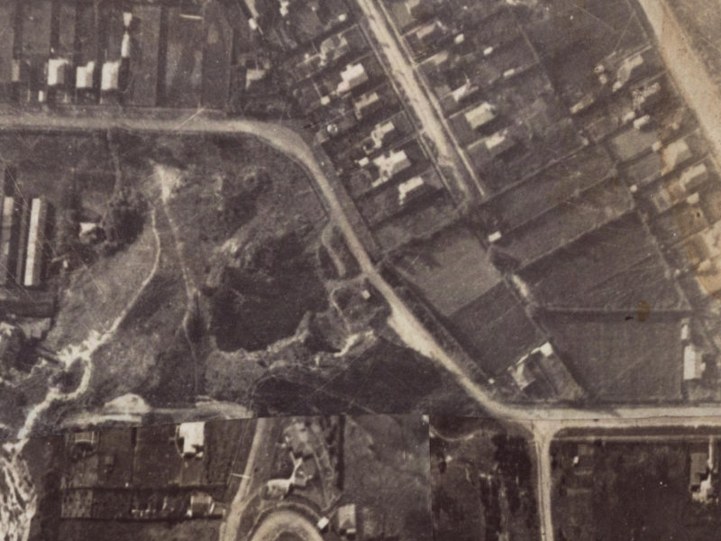 191-221 Centaurus Road from the air, 1925-1929