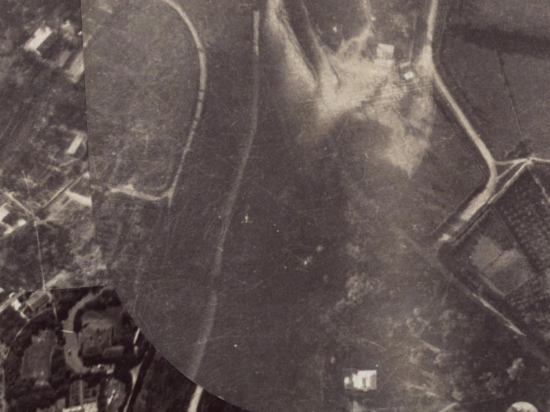 Huntlywood Terrace from the air, 1925-1929