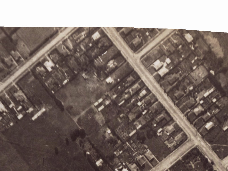 116 Stanbury Avenue from the air, 1925-1929