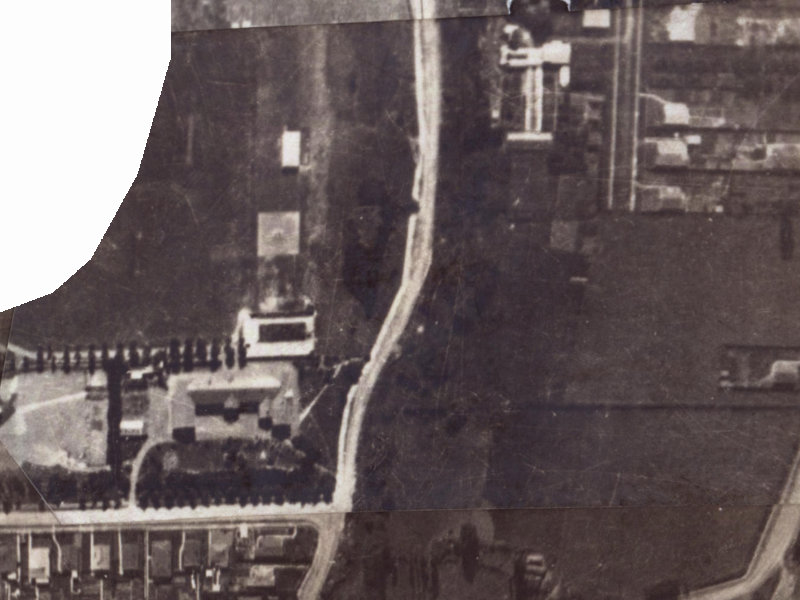 56 Palatine Terrace from the air, 1925-1929