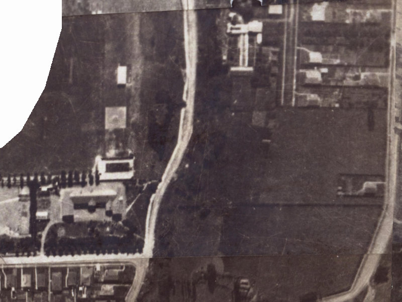 58 Palatine Terrace from the air, 1925-1929