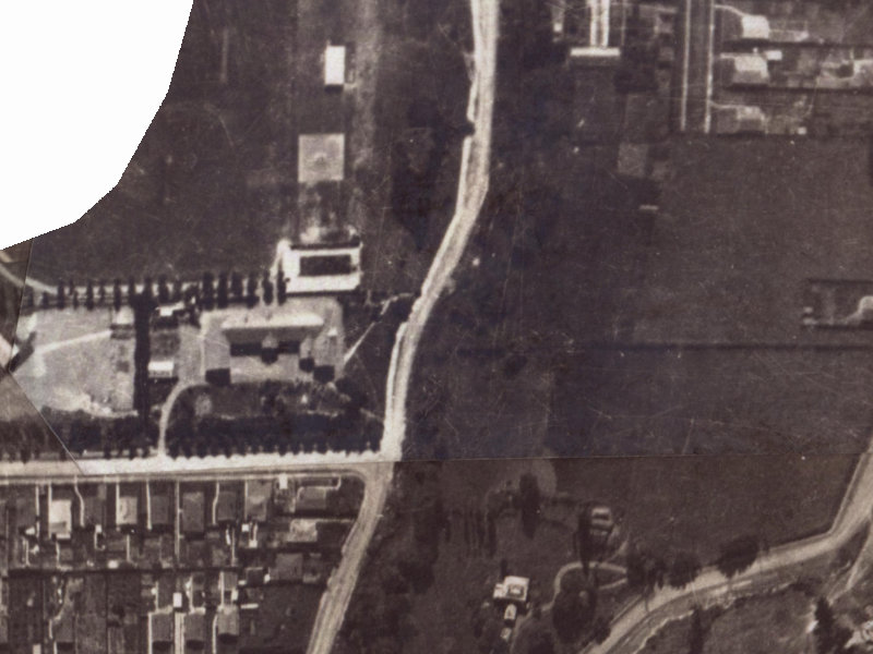 40 Palatine Terrace from the air, 1925-1929