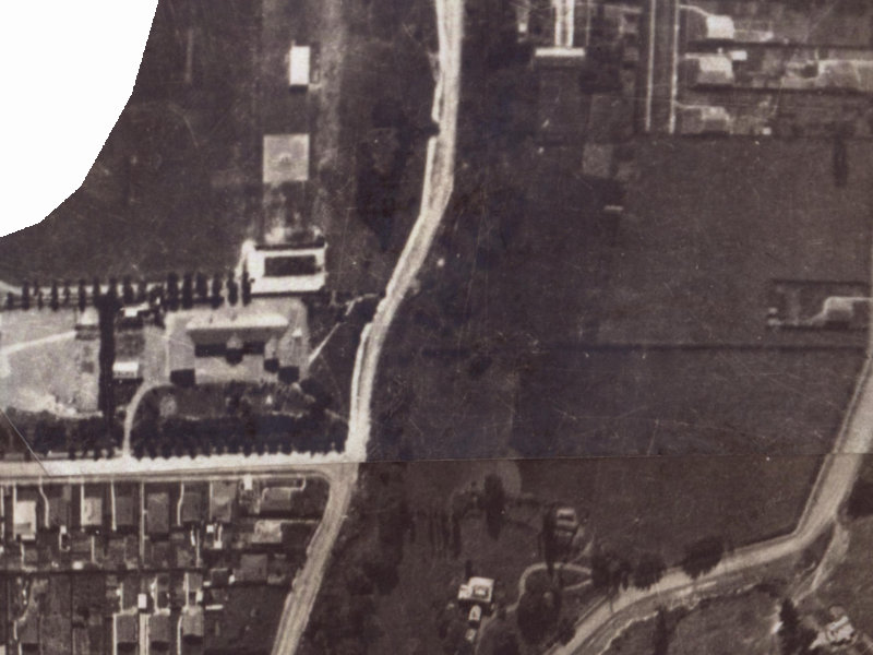 52 Palatine Terrace from the air, 1925-1929