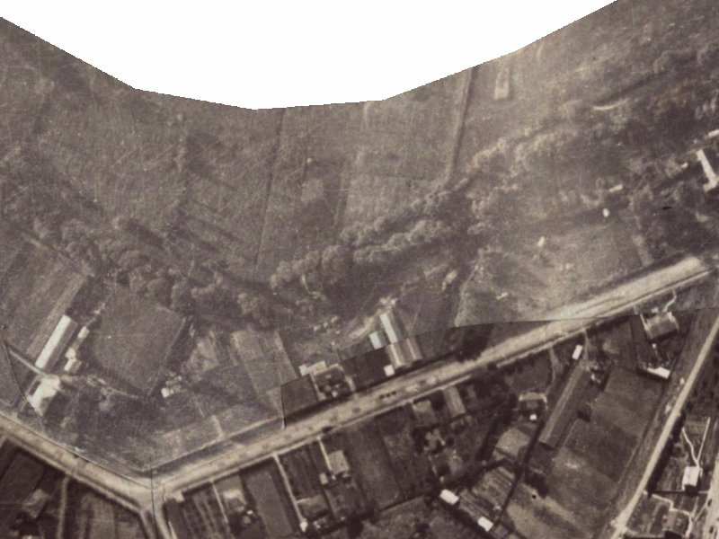Riverlaw Terrace from the air, 1925-1929