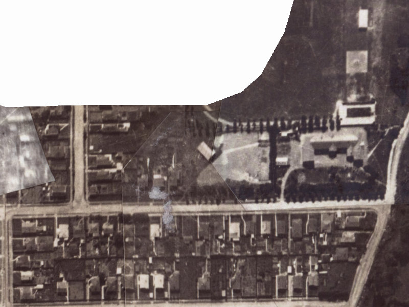 63A Sandwich Road from the air, 1925-1929