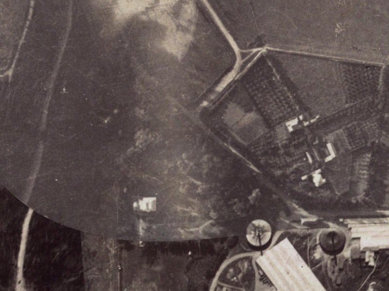 415 Port Hills Road from the air, 1925-1929