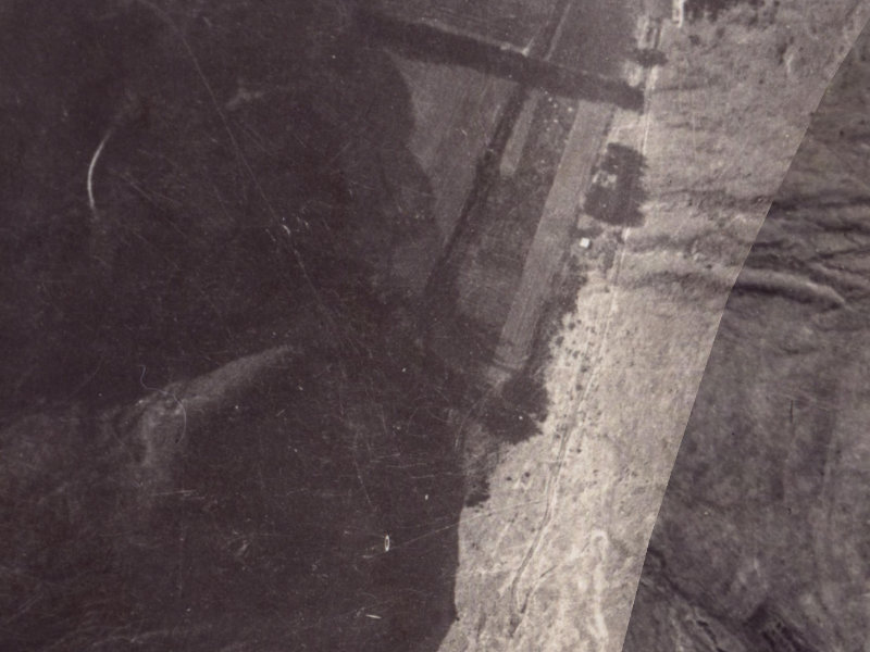 35–41 Basil Place from the air, 1925-1929