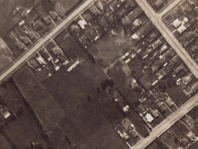 115 Stanbury Avenue from the air, 1925-1929