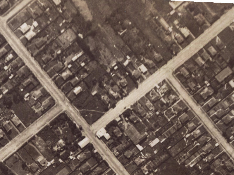 13 Somerfield Street from the air, 1925-1929