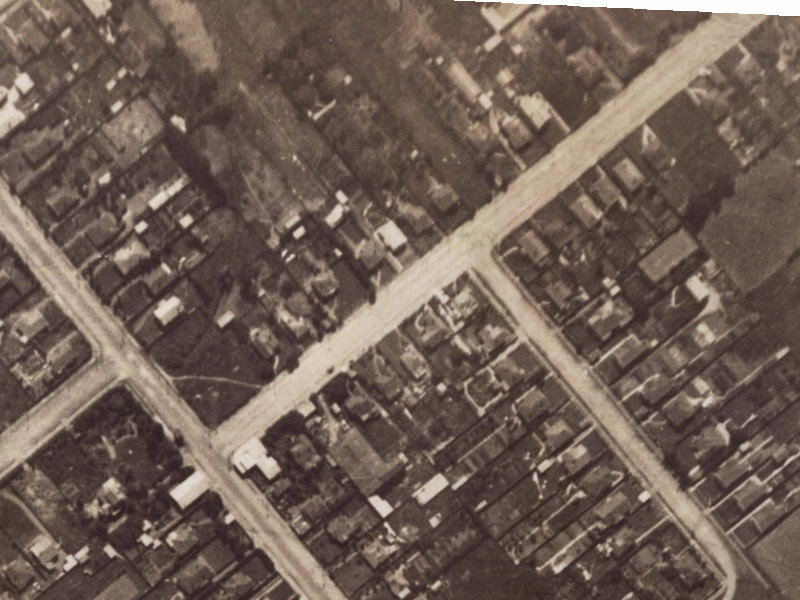 18 Somerfield Street from the air, 1925-1929