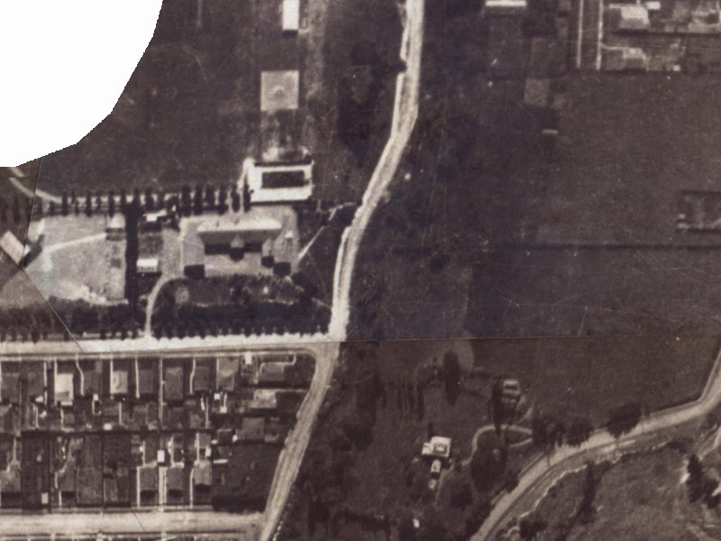 50 Palatine Terrace from the air, 1925-1929
