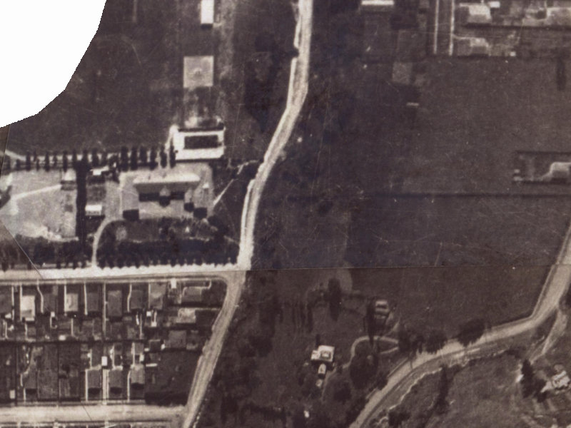 50 Palatine Terrace from the air, 1925-1929