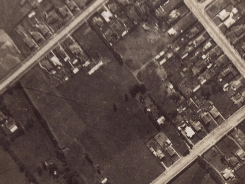 109 Stanbury Avenue from the air, 1925-1929