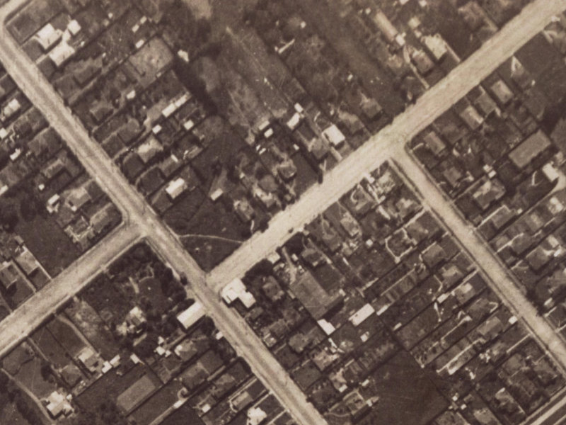 11 Somerfield Street from the air, 1925-1929