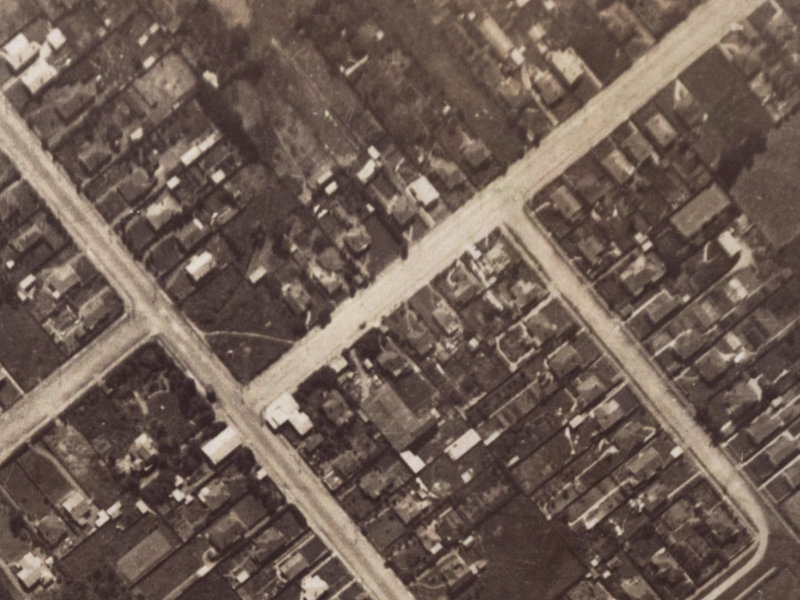 14 Somerfield Street from the air, 1925-1929