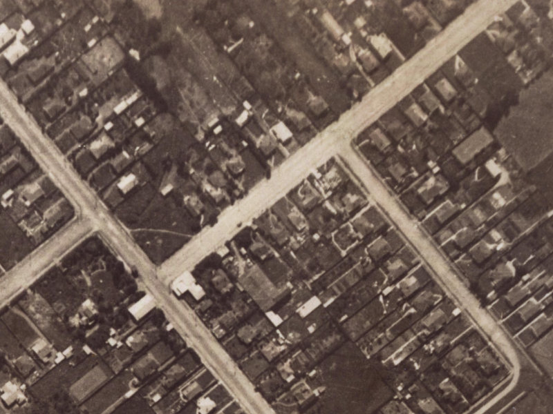 16 Somerfield Street from the air, 1925-1929