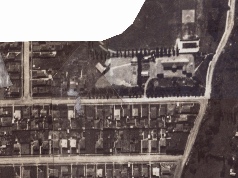 74 Sandwich Road from the air, 1925-1929