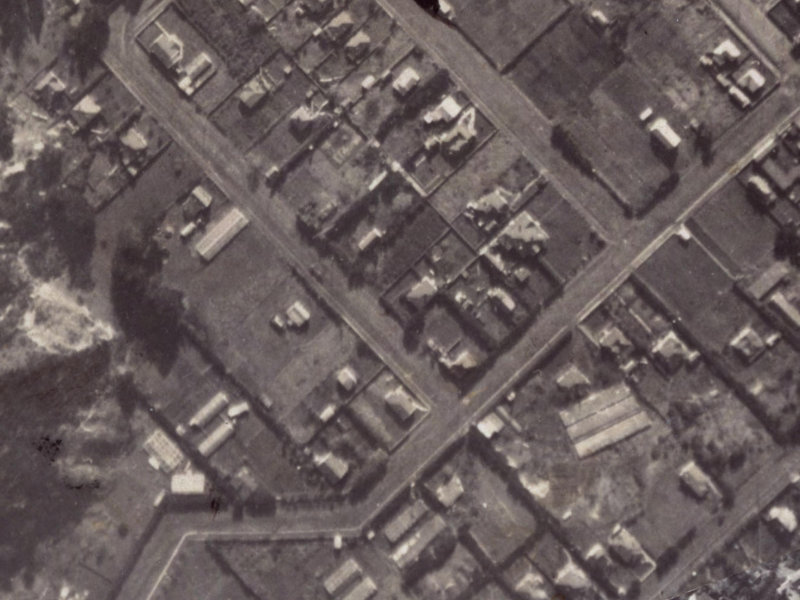 43A Taupata Street from the air, 1925-1929