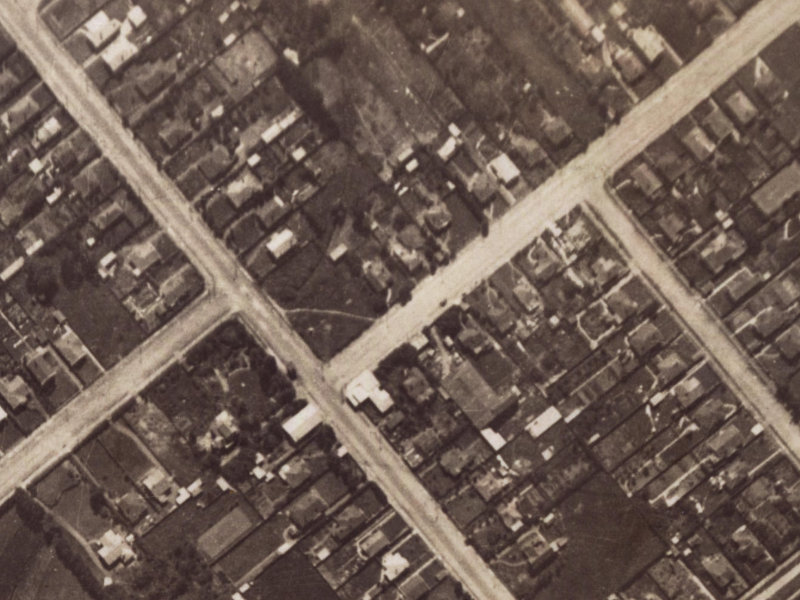 7 Somerfield Street from the air, 1925-1929