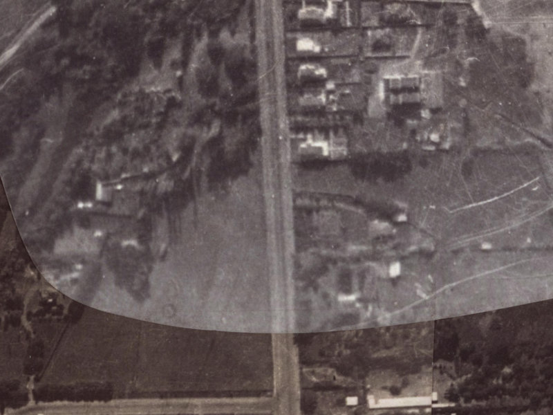47 Colombo Street from the air, 1925-1929