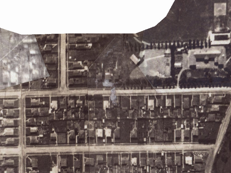 63 Sandwich Road from the air, 1925-1929