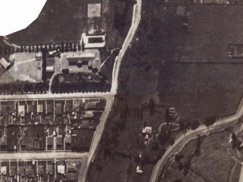 48 Palatine Terrace from the air, 1925-1929