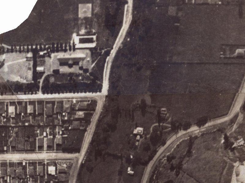 48 Palatine Terrace from the air, 1925-1929