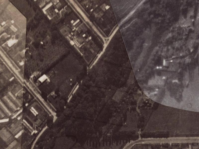 297–303 Ashgrove Terrace from the air, 1925-1929